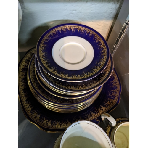 276 - A Coalport Cobalt blue part tea service
Location: 5-4
If there is no condition report shown, please ... 