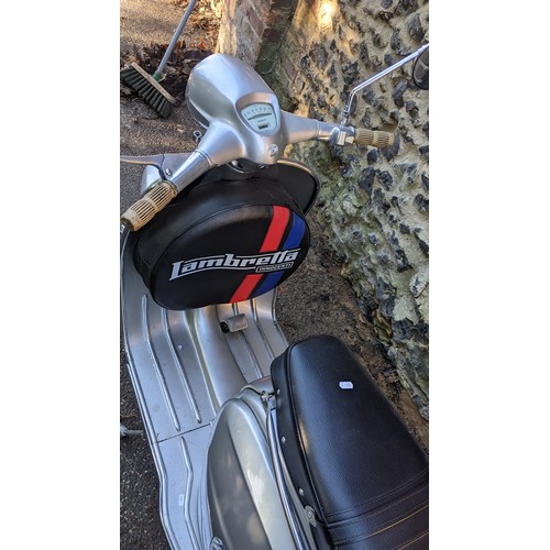 50A - A 1964 Lambretta silver special with a 200cc replacement engine, V5 stating four previous owners, im... 