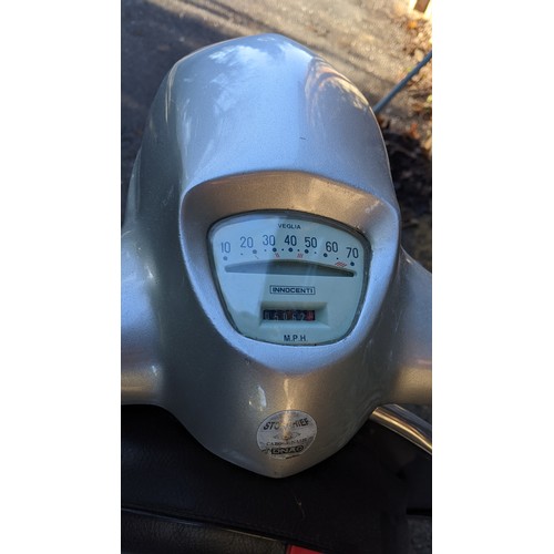 50A - A 1964 Lambretta silver special with a 200cc replacement engine, V5 stating four previous owners, im... 