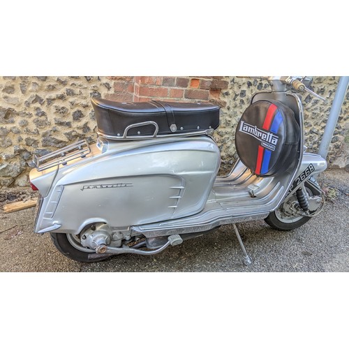 50A - A 1964 Lambretta silver special with a 200cc replacement engine, V5 stating four previous owners, im... 