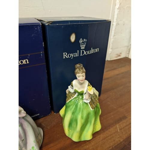 250 - A group of four boxed Royal Doulton figurines to include: No 2937 