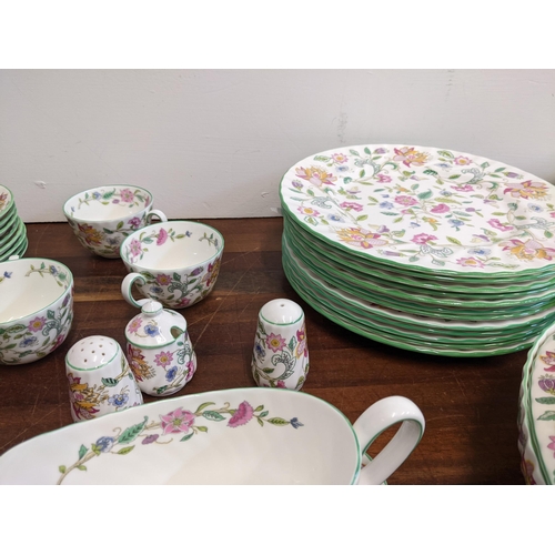 302 - A Haddon Hall Minton dinner/tea service comprising of seventy seven pieces
Location: GR
If there is ... 