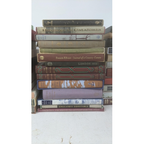 419 - A collection of Folio Society books to include: 