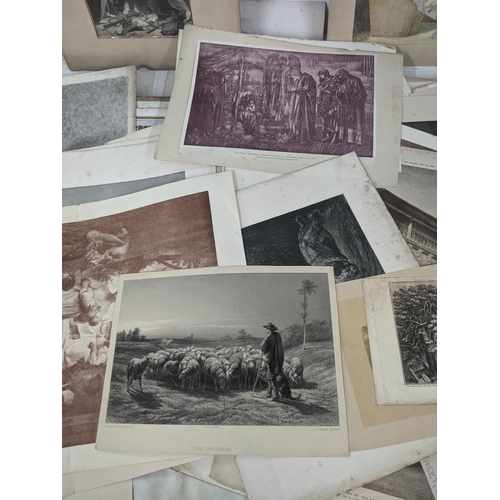 401 - A mixed lot of ephemera to include Queen Victoria's funeral procession booklet, sketches, articles o... 