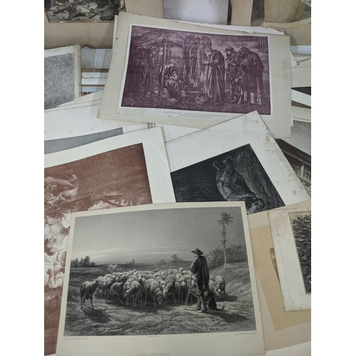 401 - A mixed lot of ephemera to include Queen Victoria's funeral procession booklet, sketches, articles o... 