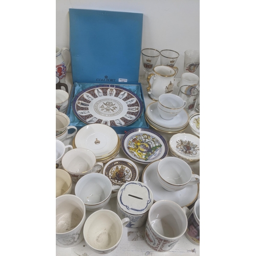 491 - A collection of Royal commemorative ceramics and glassware Location: A3M
If there is no condition re... 