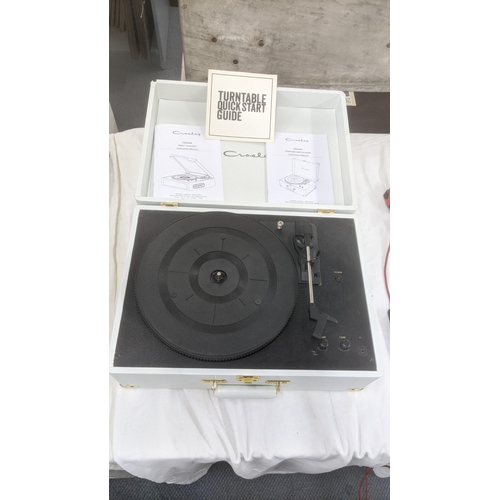 493 - Crossley turntable with brass bound corners Location: A3B
If there is no condition report shown, ple... 