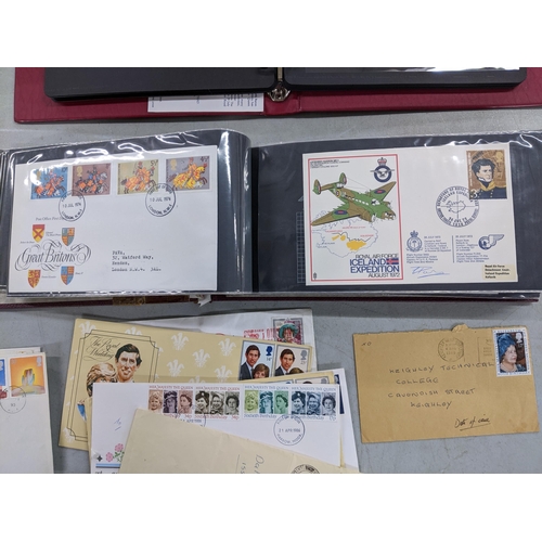 342 - Two albums of signed 1st Day covers with a military RAF and escapee theme, most signed by the releva... 