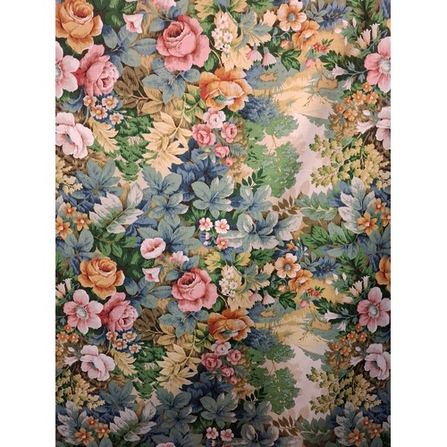 78 - Sanderson- 'Glade' circa 1992, 2 bolts of approx 5m long (by repute) x 136cm wide of cotton fabric, ... 