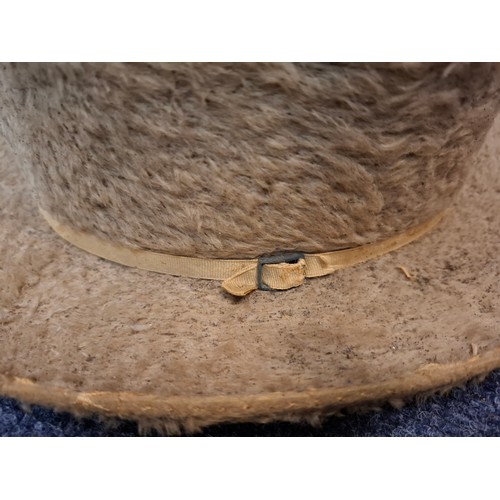 86 - A mid 19th Century United States beaver fur top hat A/F together with a ladies Victorian silk hat de... 