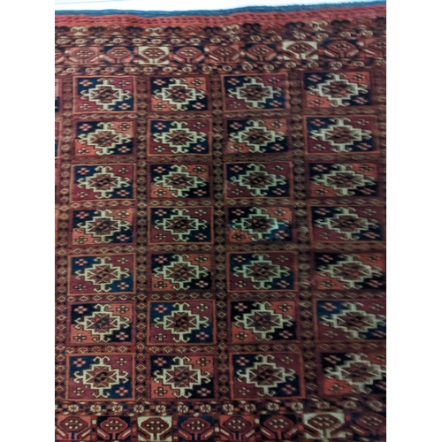 144 - Two rugs to include a Tekki Bokhara rug measuring 107cm x 69cm, together with later reproduction Bok... 