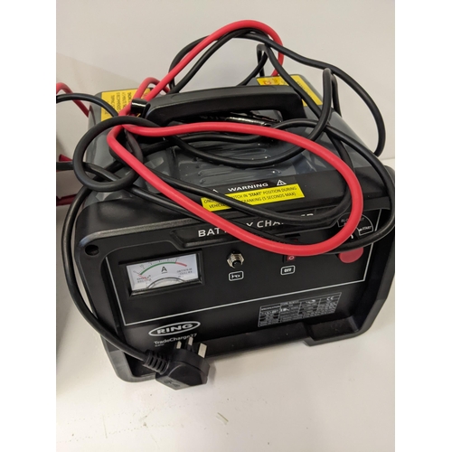 157 - A Ring Trade Charge 27 12v/24v battery charger and jump starter with original box, instruction manua... 