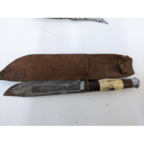 177 - A William Hodgers sheath knife and other larger example
Location:
If there is no condition report, p... 