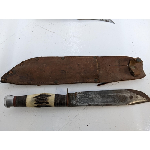 177 - A William Hodgers sheath knife and other larger example
Location:
If there is no condition report, p... 