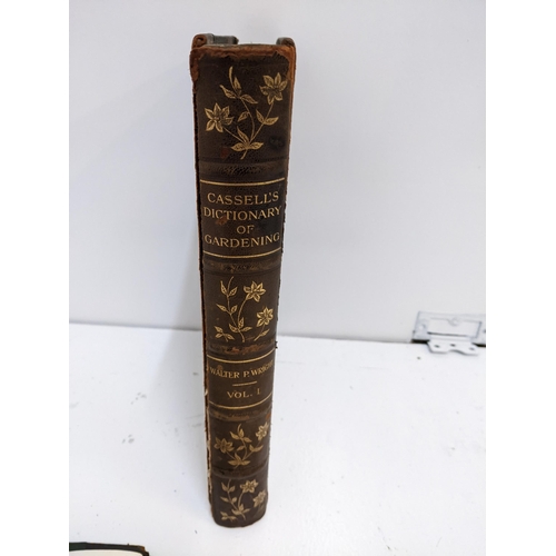 178 - Cassell's Dictionary of Practical Gardening inscribed Eve Shackleton December 1902 'The ship that pa... 