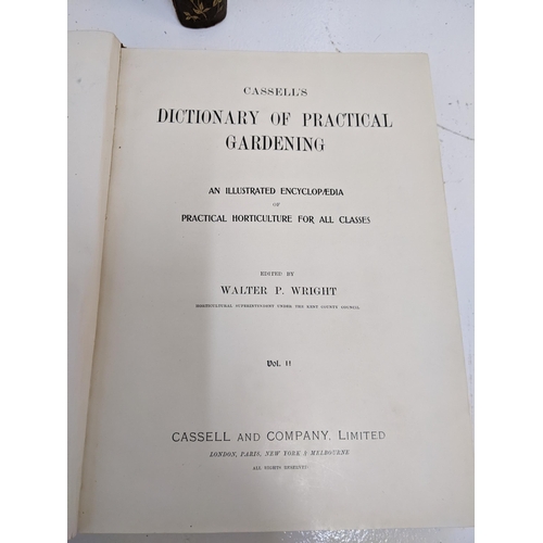 178 - Cassell's Dictionary of Practical Gardening inscribed Eve Shackleton December 1902 'The ship that pa... 