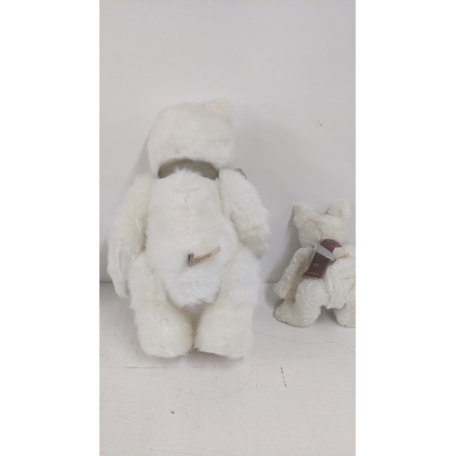 64 - Two Charlie Bears to include Ursa Minor polar bear plush with swing label, together with Best Friend... 