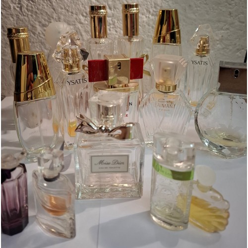 111 - A collection of mainly empty fragrance bottles. Location: R1-4
If there is no condition report, plea... 