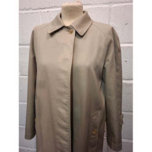 2 - Burberrys- A 1980's/90's ladies mid length Camden Heritage car coat, in a honey colour, UK12R, havin... 