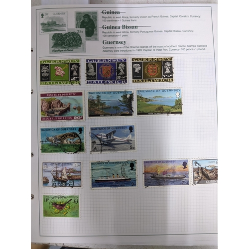 120 - A collection of stamps from India mounted in three albums to include Victorian examples, one album c... 