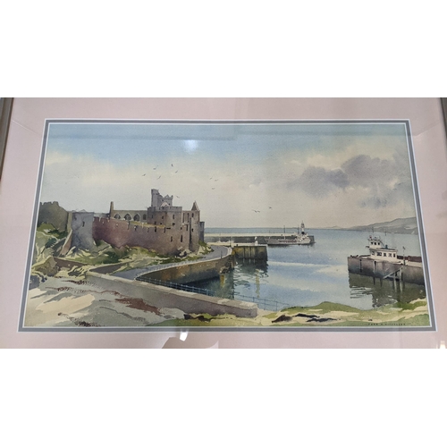 362 - John Hobson Nichols and J E Carline three watercolours,  Views of the Isle of Man
Location: BWR
If t... 