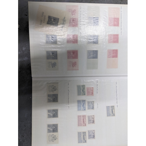 367 - A stamp collection of Czechoslovakian stamps mounted in four albums, along with a 1997 catalogue of ... 