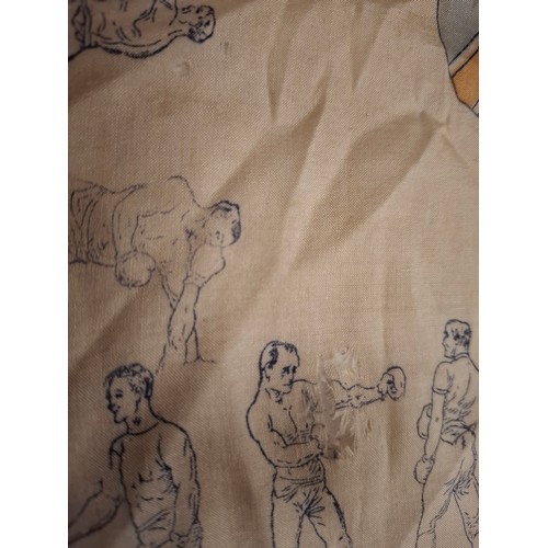 13 - A 19th Century James Mace commemorative silk scarf, aka 'Gypsy' Jem Mace, an English bare knuckle bo... 