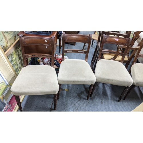 146 - A set of six Regency mahogany bar back dining chairs
Location: A3B
If there is no condition report, ... 