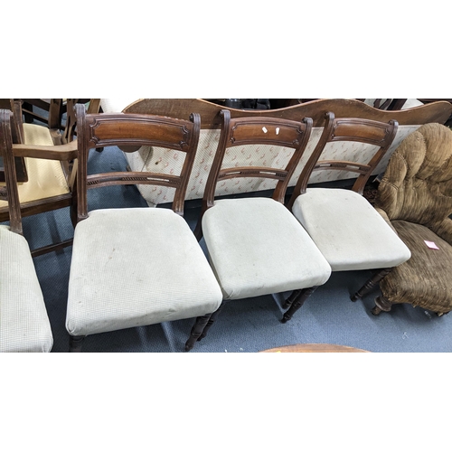 146 - A set of six Regency mahogany bar back dining chairs
Location: A3B
If there is no condition report, ... 