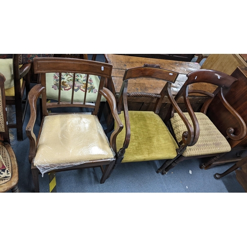 150 - Three regency mahogany carver dining chairs
Location: A3M
If there is no condition report, please re... 