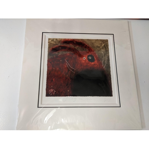 169 - A Govinder Nazran highlighted limited edition print Freddy the Nose and another print
Location: LAB ... 