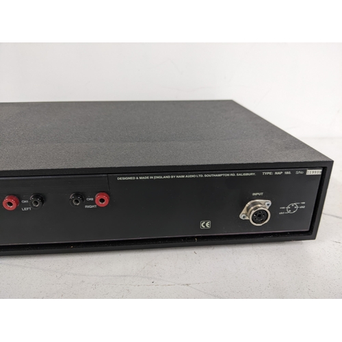 213 - A Naim Audio NAP 180 Power amplifier serial No.119939 without plug Location:
If there is no conditio... 