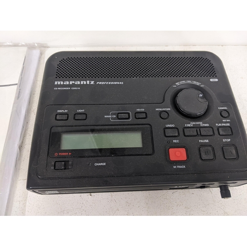 214 - A Marantz Professional CPR 310 CD recorder with manual, without plug Location:
If there is no condit... 