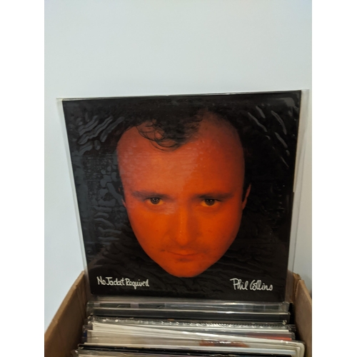 218 - A large collection of 1970s and 1980s LPs to include a 1980's signed The Fabulous Thunderbirds Tuff ... 