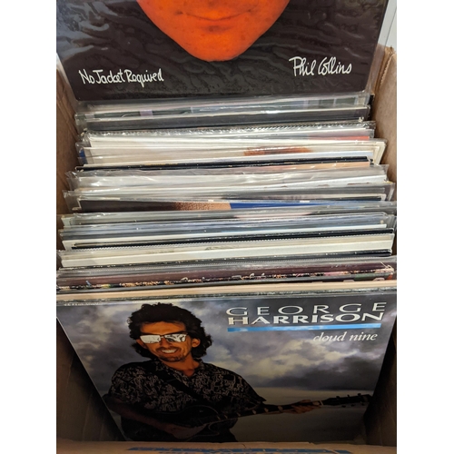 218 - A large collection of 1970s and 1980s LPs to include a 1980's signed The Fabulous Thunderbirds Tuff ... 