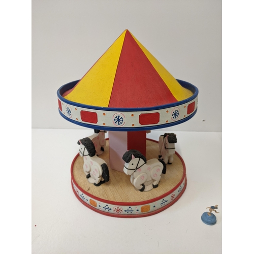 259 - A ceramic model of The Magic Roundabout by The Sugarlump Studio A/F, together with a Camberwick Gree... 