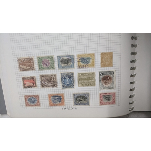 338 - A quantity of stamps from around the world mounted in various albums, some loose, along with various... 