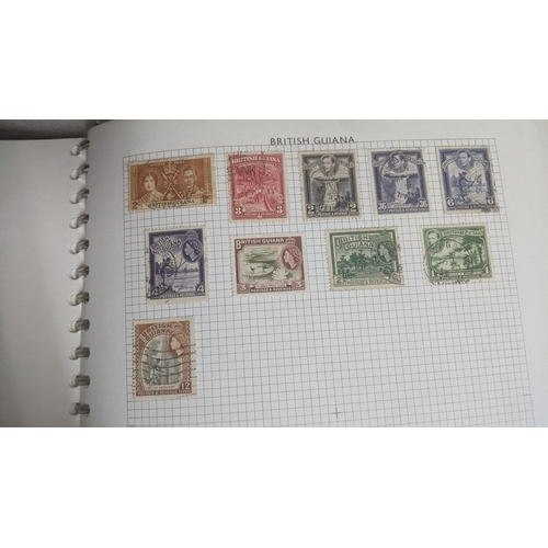 338 - A quantity of stamps from around the world mounted in various albums, some loose, along with various... 