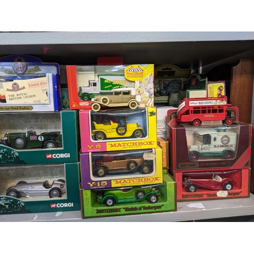 455 - A large collection of Matchbox Models of Yesteryear, Days Gone Models, some Corgi and Eddie Stobart ... 