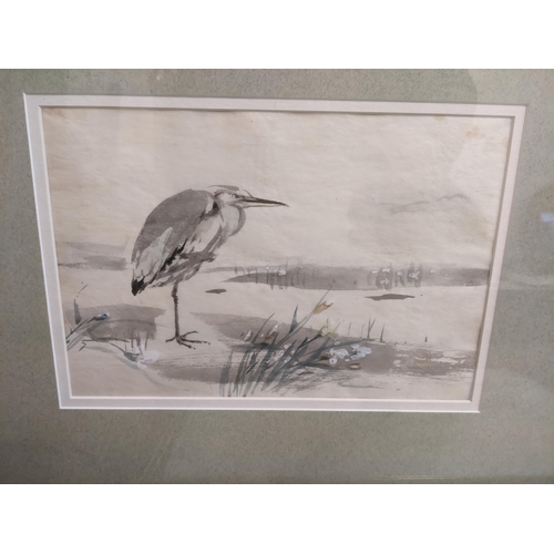 492 - Four pictures to include three coastal scenes and another depicting a bird on a riverbank
Location: ... 