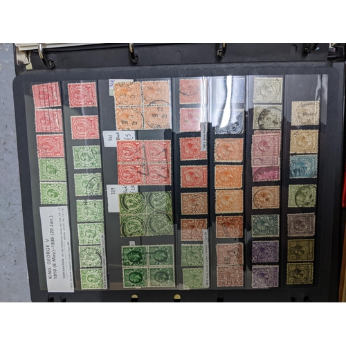 334 - A collection of almost entirely GB stamps, Victorian to late 20th century, mounted in nine albums, t... 