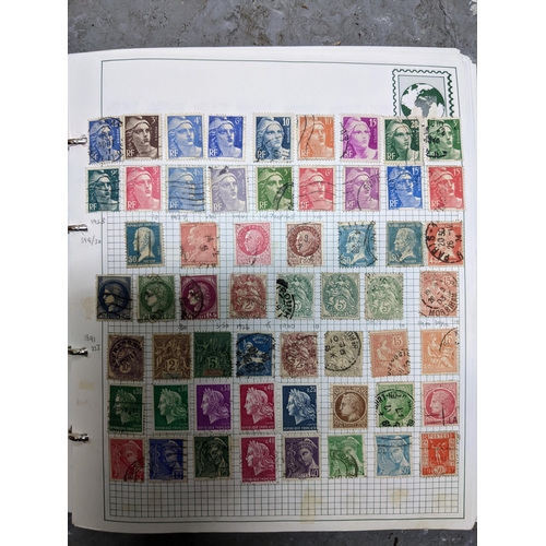 336 - A collection of worldwide stamps mounted in nine albums to include GB stamps, Chinese, Norwegian, Sp... 