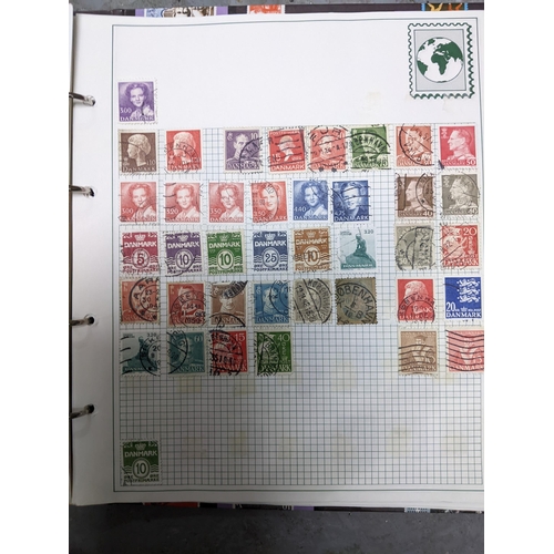 336 - A collection of worldwide stamps mounted in nine albums to include GB stamps, Chinese, Norwegian, Sp... 