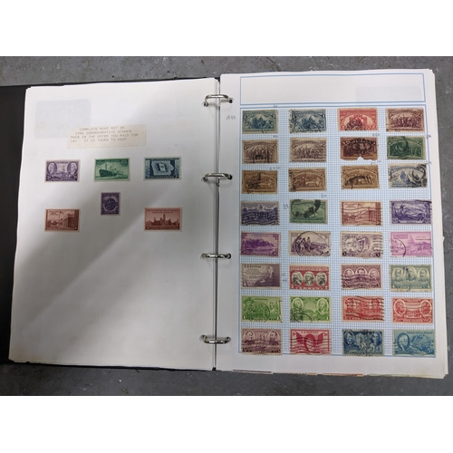 336 - A collection of worldwide stamps mounted in nine albums to include GB stamps, Chinese, Norwegian, Sp... 