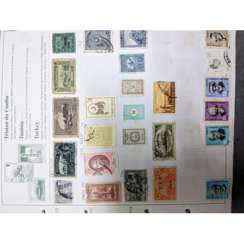 336 - A collection of worldwide stamps mounted in nine albums to include GB stamps, Chinese, Norwegian, Sp... 