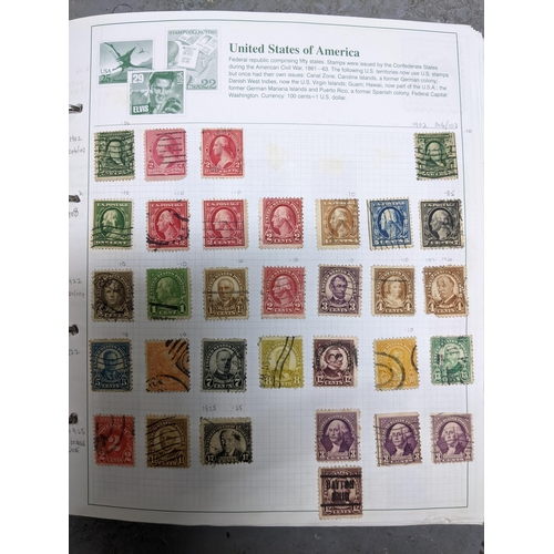 336 - A collection of worldwide stamps mounted in nine albums to include GB stamps, Chinese, Norwegian, Sp... 