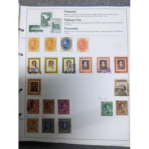 336 - A collection of worldwide stamps mounted in nine albums to include GB stamps, Chinese, Norwegian, Sp... 