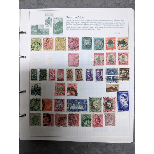 336 - A collection of worldwide stamps mounted in nine albums to include GB stamps, Chinese, Norwegian, Sp... 