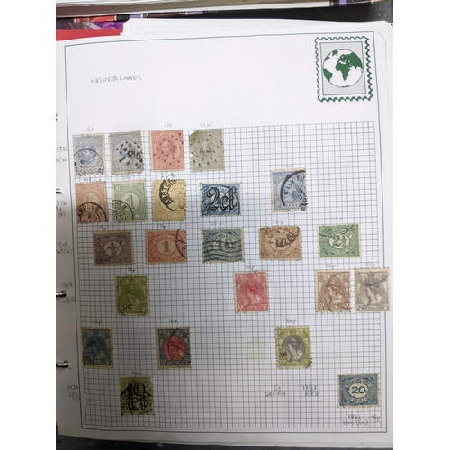 336 - A collection of worldwide stamps mounted in nine albums to include GB stamps, Chinese, Norwegian, Sp... 