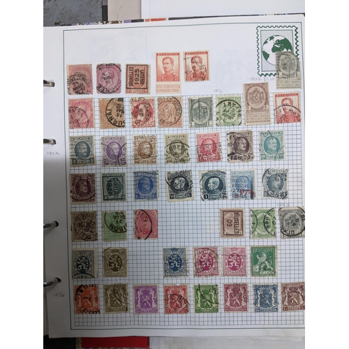 336 - A collection of worldwide stamps mounted in nine albums to include GB stamps, Chinese, Norwegian, Sp... 